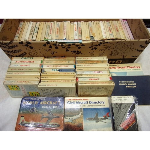 140 - 68 ASSORTED EARLY EDITIONS OF OBSERVERS BOOKS RANGE OF TITLES INCLUDING THE RARE ASTRONOMY BOOK BY P... 