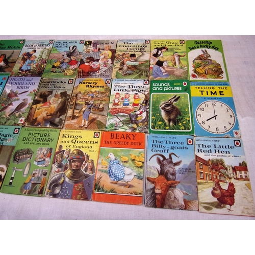 145 - LADYBIRD ABC AND CHILDREN'S BOOKS AN INTERESTING SELECTION OF OLD TITLES APPROX 27 TOGETHER WITH 6 O... 