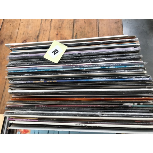 25 - RECORDS, A VERY GOOD COLLECTION OF MOSTLY 12 INCH SINGLES ASSORTED TITLES & ARTISTS APPROX 60 RECORD... 