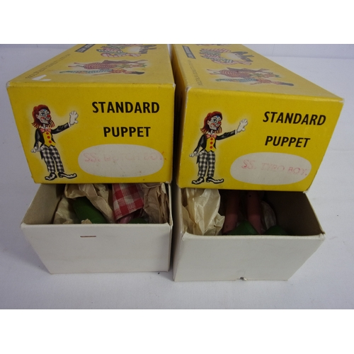 508 - 2 PELHAM PUPPETS IN BOXES MARKED SS TYRO BOY AND SS DUTCH BOY CONTENTS NOT INDICATING THE SAME AS TH... 