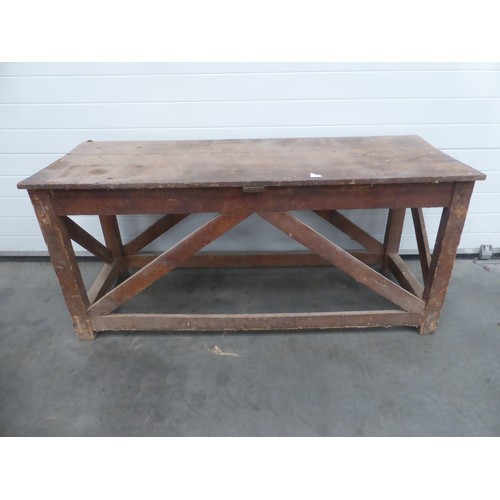 57 - WORKSHOP BENCH