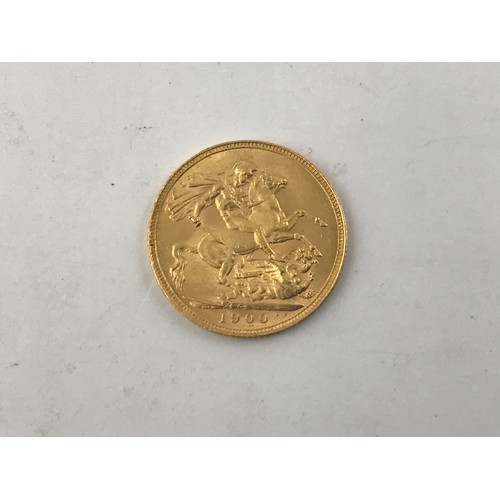 1414 - 1900 GOLD SOVEREIGN