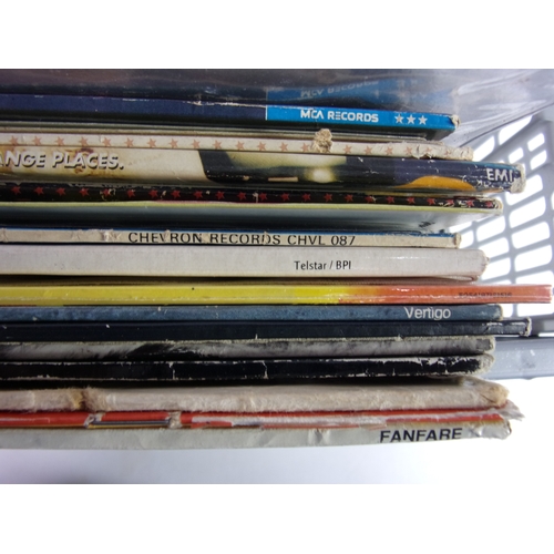 71 - APPROX 25 LP AND 12 INCH SINGLES INCLUDING HUGHIE LEWIS AND THE NEWS DOUG E FRESH TIFFANY ROXETTE TO... 