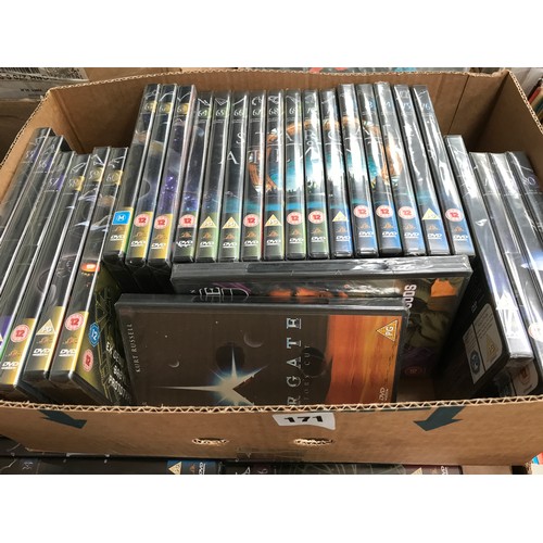 171 - COLLECTION OF 80 DVD EDITIONS OF RICHARD DEAN ANDERSON STARGATE UNOPENED PLUS DIRECTORS CUT