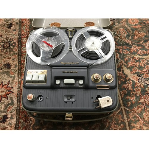 173 - REEL TO REEL TAPE RECORDER AND QTY OF TAPES MANY APPEAR TO BE LATE 1960'S & 1970'S RECORDINGS