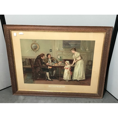 605 - MISC. PICTURES AND PRINTS, INC. PEARS PRINT ‘TEMPTED BUT SHY’