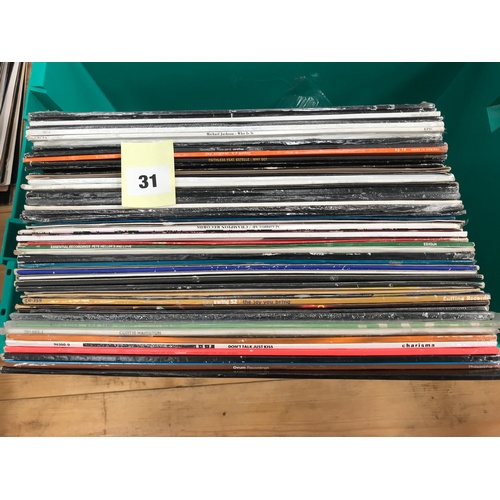 31 - RECORDS, A VERY GOOD COLLECTION OF MOSTLY 12 INCH SINGLES ASSORTED TITLES & ARTISTS APPROX 60 RECORD... 