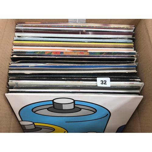 32 - RECORDS, A VERY GOOD COLLECTION OF MOSTLY 12 INCH SINGLES ASSORTED TITLES & ARTISTS APPROX 60 RECORD... 