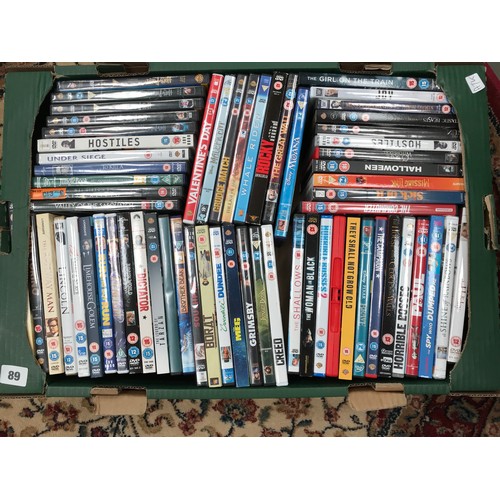 89 - QUANTITY OF DVDS