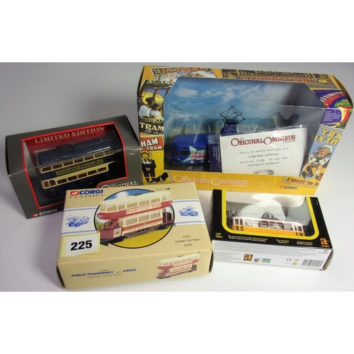 7 - CORGI ORIGINAL OMNIBUS TRAM VEHICLE OM44008 SEALIFE CENTRE BOXED CORGI 97811 NOTTS & DERBY B.U.T. TR... 