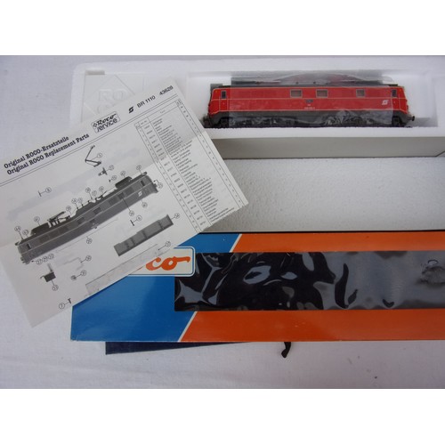 50 - ROCO HO SCALE CONTINENTAL MODEL RAILWAY LOCOMOTIVE, MADE IN AUSTRIA 1010 516 A OBB AUSTRIAN 1010 LOC... 