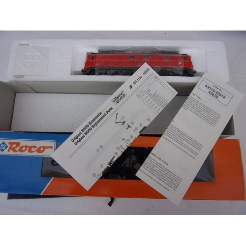 50 - ROCO HO SCALE CONTINENTAL MODEL RAILWAY LOCOMOTIVE, MADE IN AUSTRIA 1010 516 A OBB AUSTRIAN 1010 LOC... 