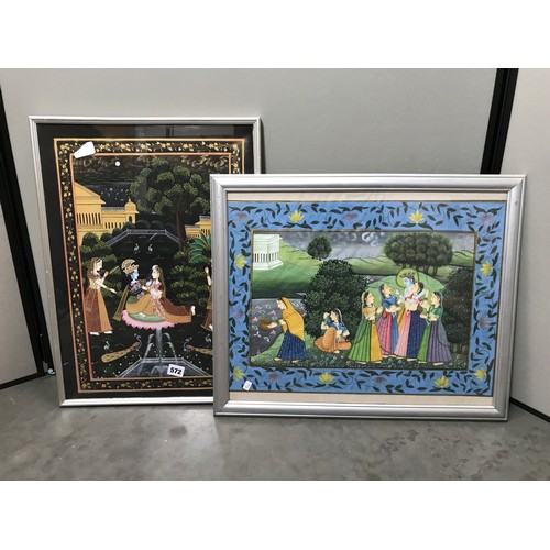 588 - 2 NORTH INDIAN PAINTINGS