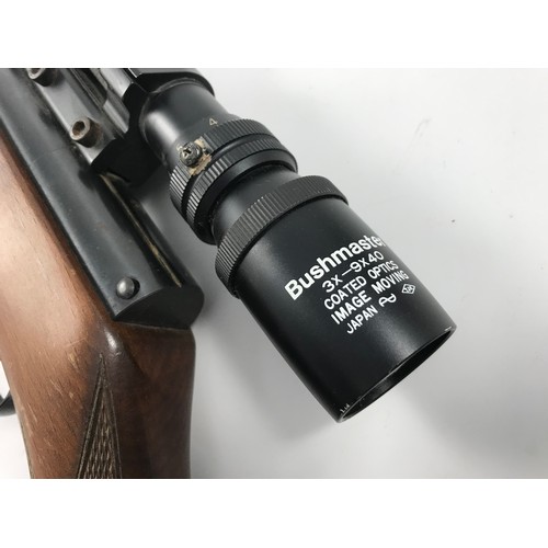 1628 - WEIHRAUCH HW77 VENOM AIR RIFLE WITH BUSH MASTER 3-9X40 SCOPE AND GUN SLIP NOTE PURCHASER MUST BE 18 ... 