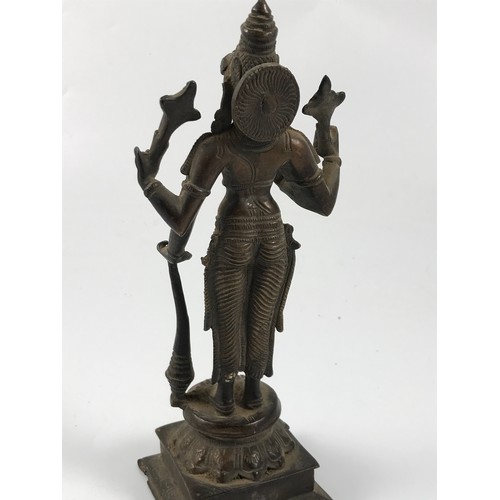 1720 - INDIAN METAL FIGURE APPROX. 24cm