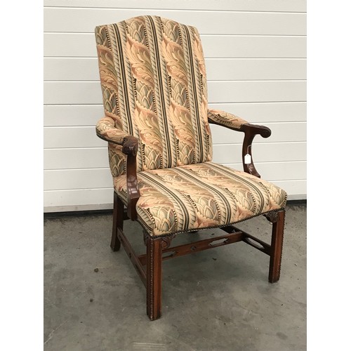 431 - UPHOLSTERED ELBOW CHAIR