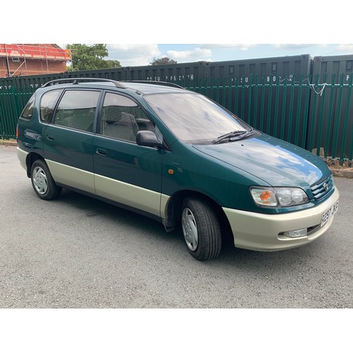 3 - 1997 TOYOTA PICNIC 6 SEATER CAR REGISTRATION R297JKB BELIEVED TO BE 2 LITRE PETROL APPROX. 46,000 2 ... 