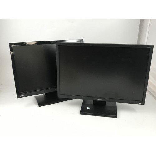 644 - 2 COMPUTER MONITORS