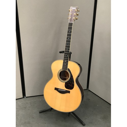 1615 - YAMAHA LJ16 ACOUSTIC GUITAR, ENGELMANN SPRUCE TOP, INDIAN ROSEWOOD BACK AND SIDES, YAMAHA SRT PICKUP... 