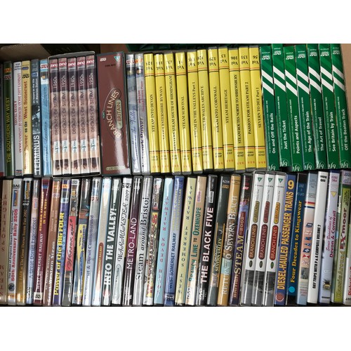 200 - COLLECTION OF RAILWAY DVDS APPROX. 70 INC. A SELECTION OF 13 B&R RAILWAY DVDS BRANCH LINES, METRO LA... 