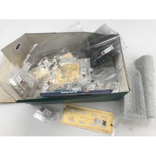 662 - BRASS KIT - CONTENTS UNCHECKED IN PART BAGGED AND ORIGINAL CONDITION TOGETHER WITH INSTRUCTIONS TO B... 