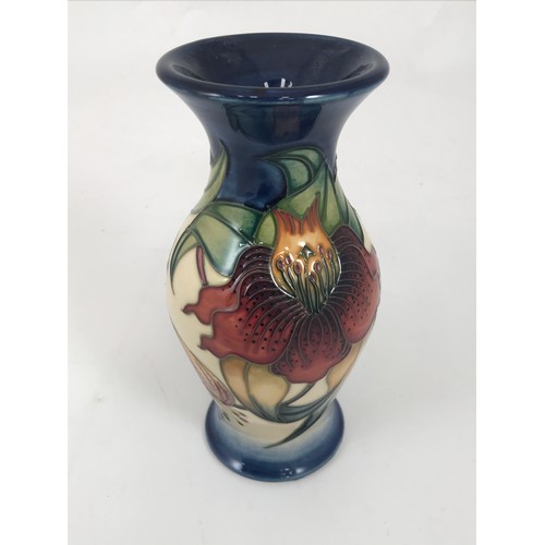 1744 - MOORCROFT VASE. Approx. 20 cm