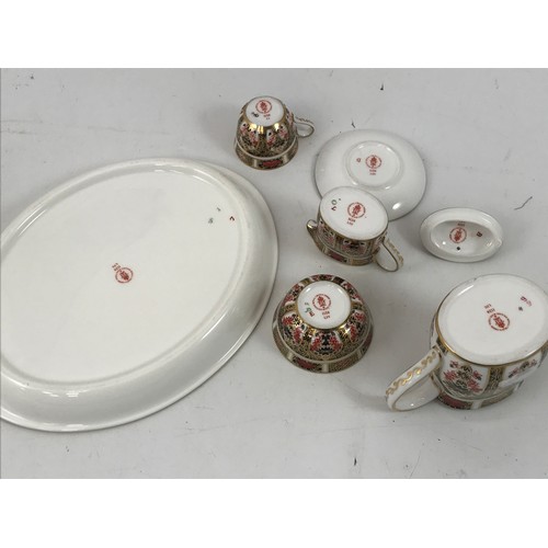 1753 - ROYAL CROWN DERBY IMARI PATTERN MINIATURE TEA SERVICE