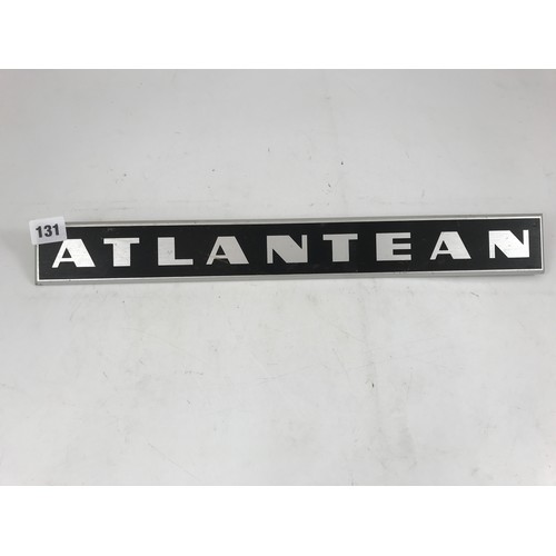 131 - LEYLAND ATLANTEAN BUS CAST VEHICLE BADGE