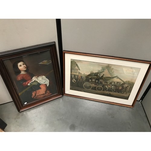 585 - QUANTITY OF ETCHINGS AND PRINTS