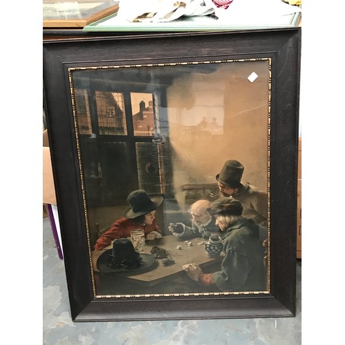 607 - 2 VICTORIAN FRAMED PRINTS