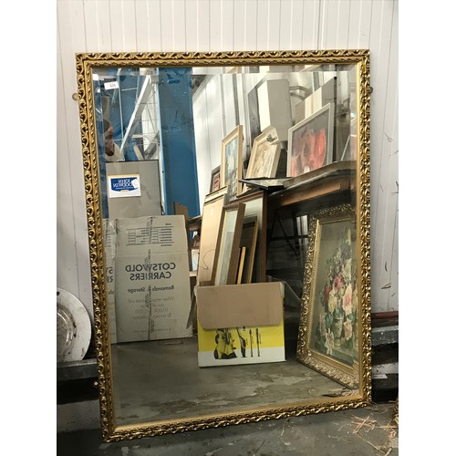 635 - 2 GILT FRAME MIRRORS