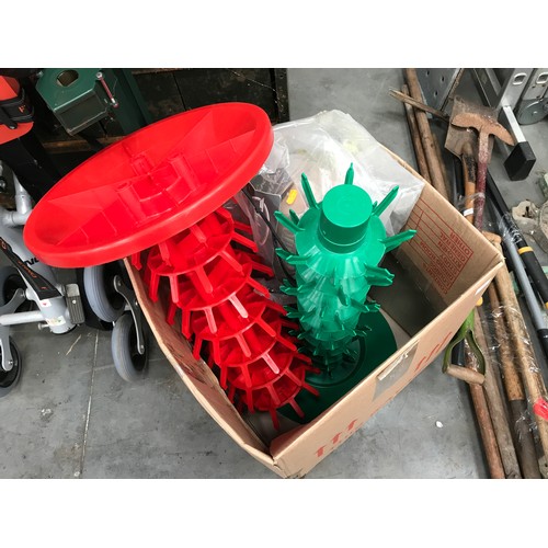 70 - WINE BOTTLING EQUIPMENT INCLUDING BOTTLE TREES, LARGE QUANTITY CORKS ETC.