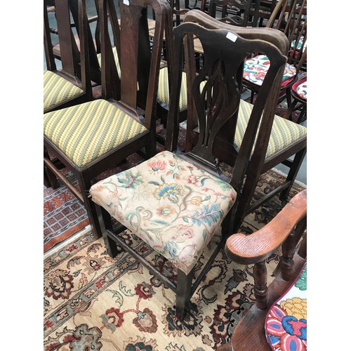 422 - SET OF 5 DINING CHAIRS AND ONE OTHER