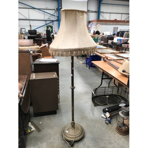 259 - BRASS STANDARD LAMP