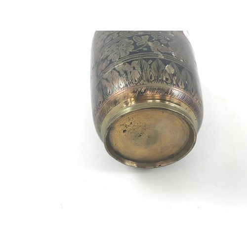 774 - INDIAN BRASS VASE APPROX. 18CMS