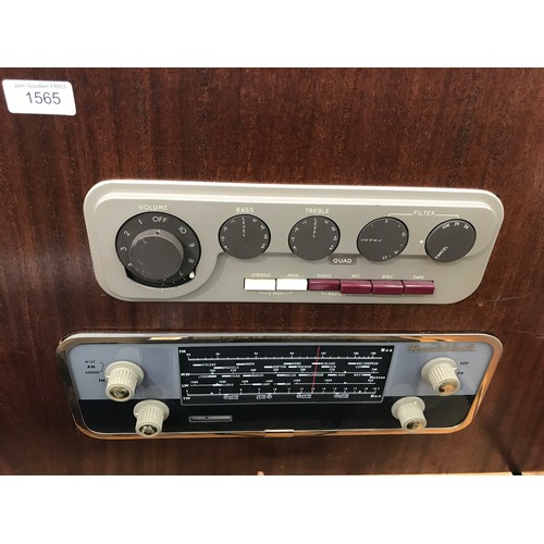 1565 - A HEATHKIT RADIO DECK, THE QUAD 22 CONTROL UNIT SERIAL NUMBER 42438