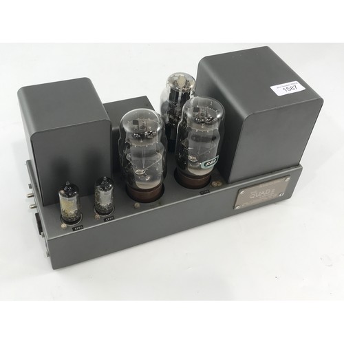 1587 - QUAD AMPLIFIER, THE QUAD II AMPLIFIER SERIAL NO 52391 IN VGC