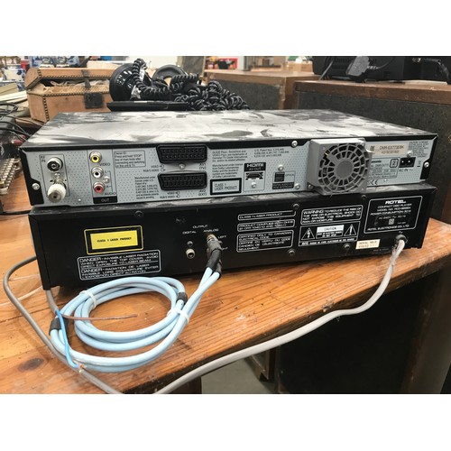 1607 - ROTEL RCD 965BX CD PLAYER AND A PANASONIC DMR EX773 DVD RECORDER