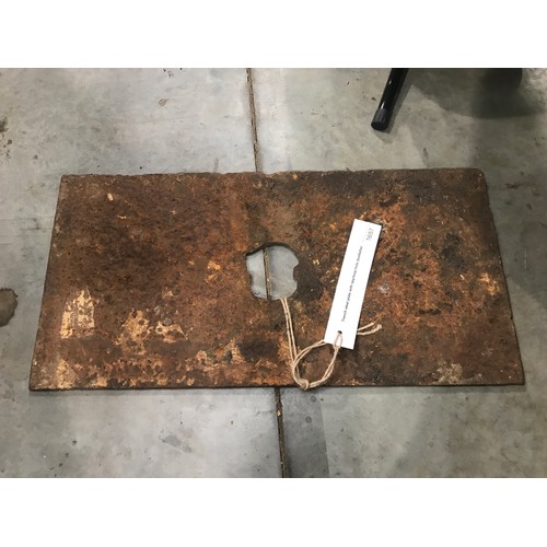 1657 - TRENCH STEEL PLATE WITH SPY/LOOP HOLE (BATTLEFIELD FIND)
TRENCH SNIPER PLATE WITH LOOP HOLE & MOVABL... 