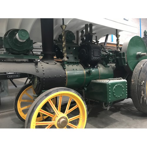 676 - LARGE SCALE LIVE STEAM MODEL OF A BURRELL ROAD LOCOMOTIVE NAMED THETFORD TOWN APPROX 4 FOOT IN LENGT... 