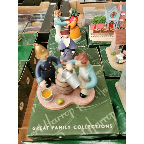 257 - COLLECTION OF ROGER HARROP LARGER SCENES AND CHARACTERS FROM CAMBERWICK GREEN, 9 IN TOTAL