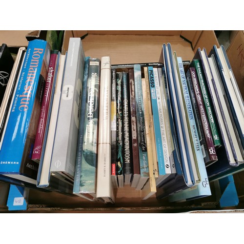 402 - 3 BOXES OF BOOKS, ART AND ARTISTS