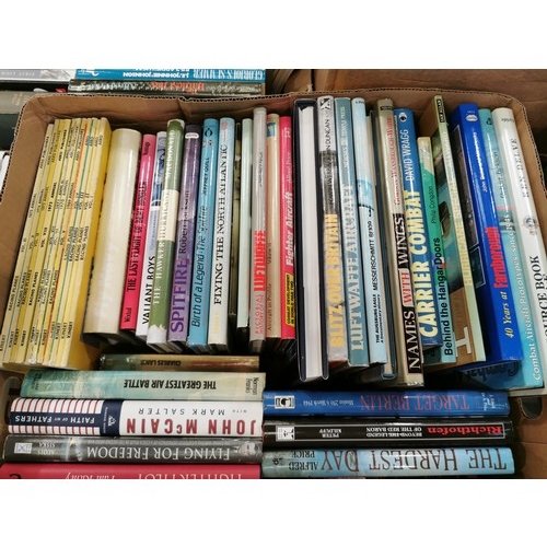 407 - 3 BOXES OF BOOKS, AVIATION RELATED