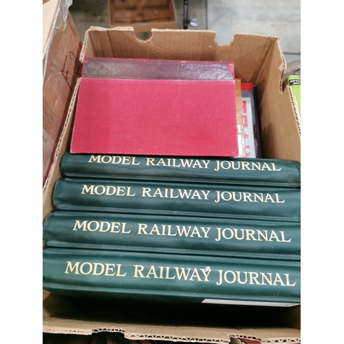 408 - 3 BOXES OF BOOKS, RAILWAYS RELATED