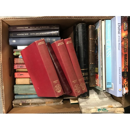 456 - BOXES OF GENERAL AND MISC. BOOKS INC PSYCHIC CLUB, TOLKIEN, GENERAL READING ETC.