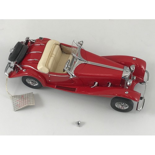 279 - FRANKLIN MINT PART BOXED MERCEDES 500K SPECIAL ROADSTER