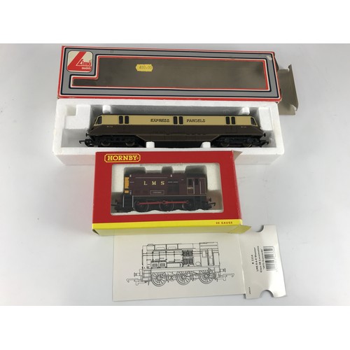 135 - LIMA 20143 EXPRESS PARCELS RAIL CAR NUMBER 34 BOXED AND HORNBY R2334 LMS 0-6-0 SHUNTER CLASS O8 LOCO... 