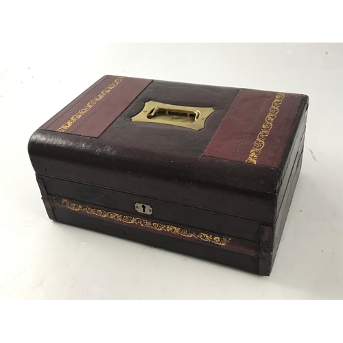 1162 - LEATHER BOUND WRITING SLOPE