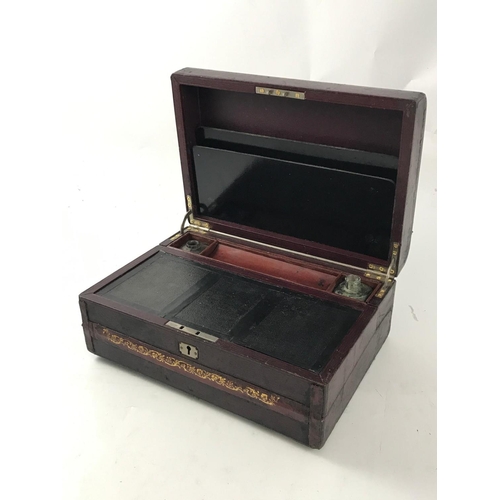 1162 - LEATHER BOUND WRITING SLOPE