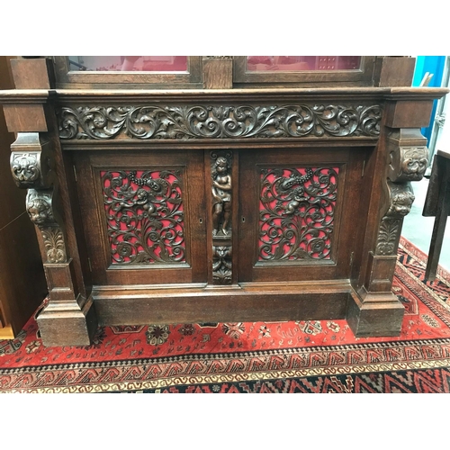 123 - LARGE IMPRESSIVE FLEMISH CABINET